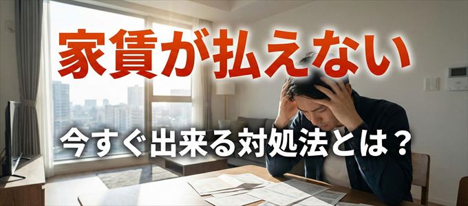 レジデンシャルパートナーズに家賃が払えない場合の対処法